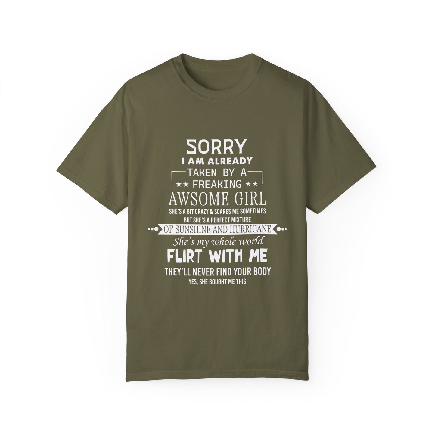 For Boyfriend | Unisex Garment-Dyed T-shirt