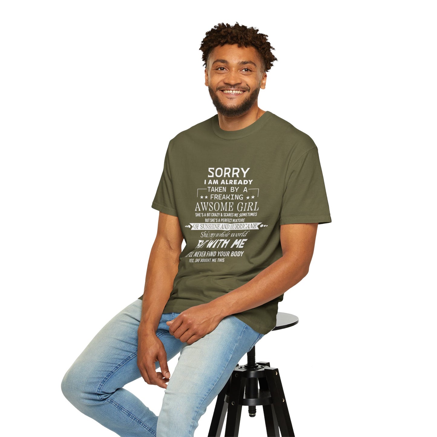 For Boyfriend | Unisex Garment-Dyed T-shirt