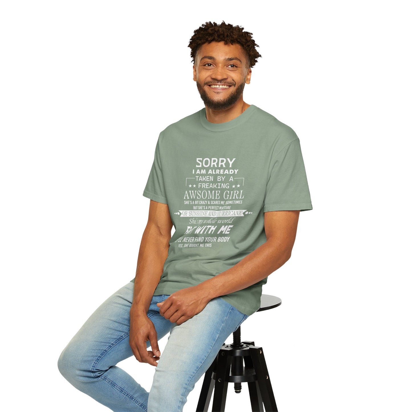 For Boyfriend | Unisex Garment-Dyed T-shirt
