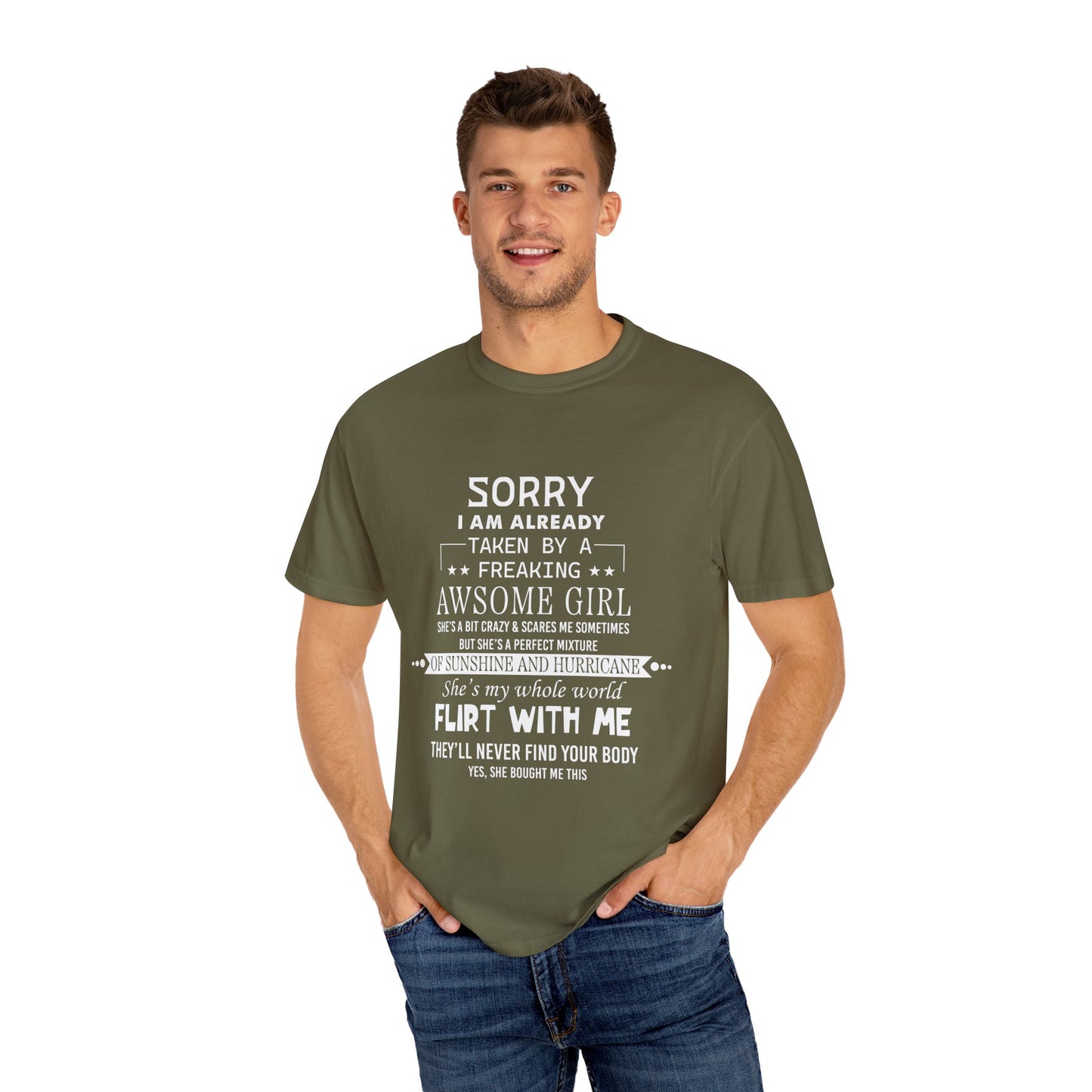 For Boyfriend | Unisex Garment-Dyed T-shirt