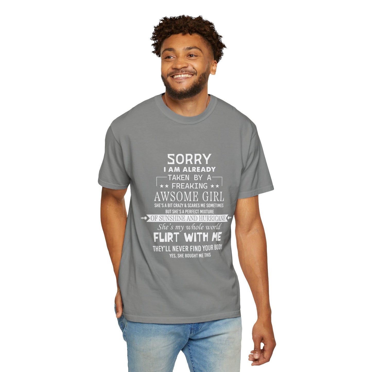 For Boyfriend | Unisex Garment-Dyed T-shirt