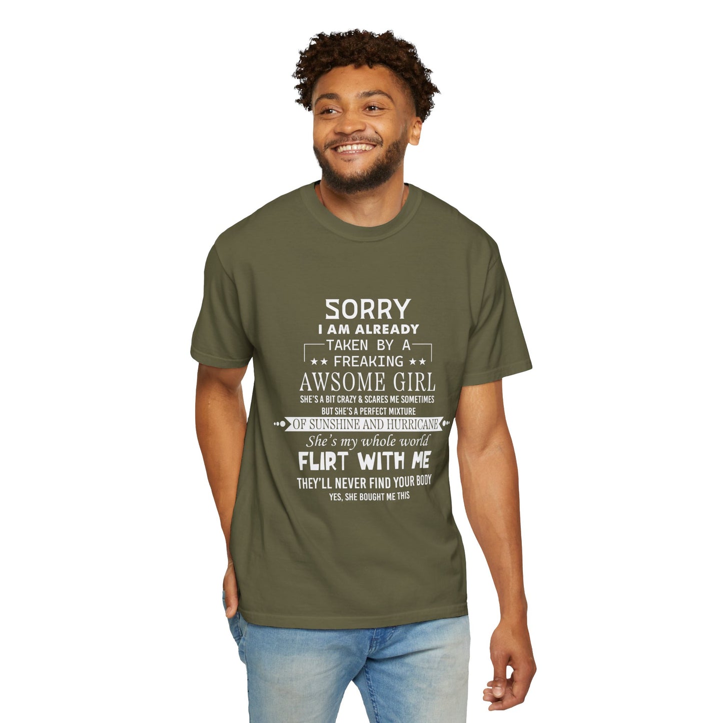 For Boyfriend | Unisex Garment-Dyed T-shirt