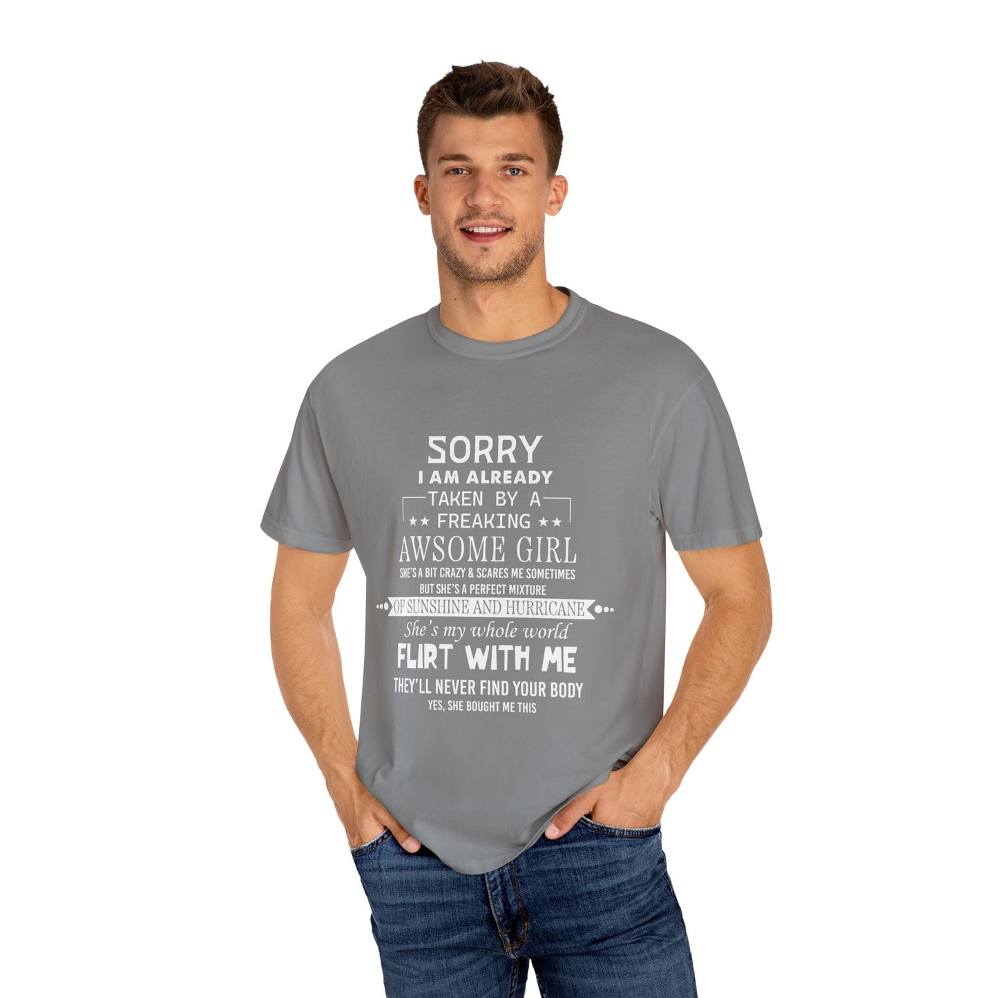 For Boyfriend | Unisex Garment-Dyed T-shirt