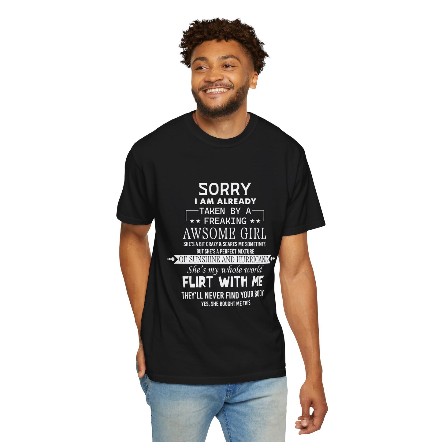 For Boyfriend | Unisex Garment-Dyed T-shirt