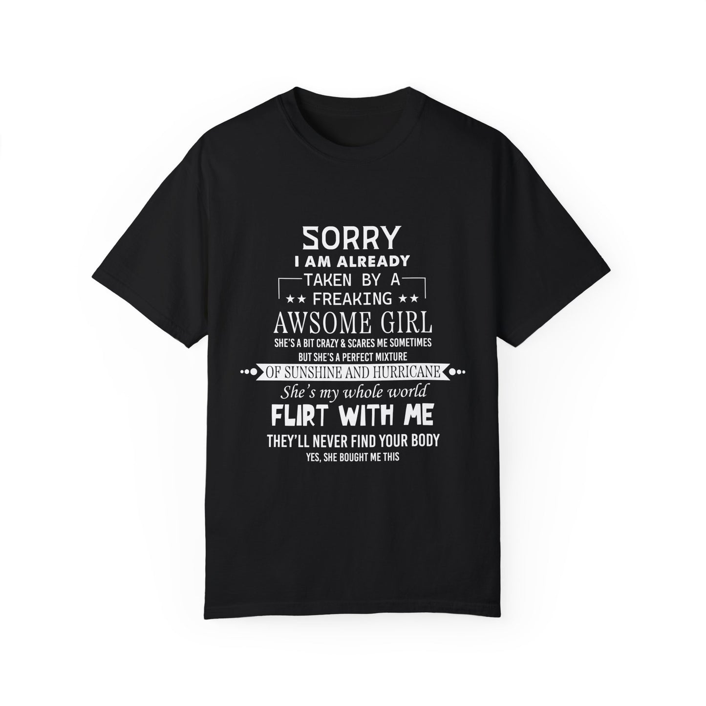 For Boyfriend | Unisex Garment-Dyed T-shirt