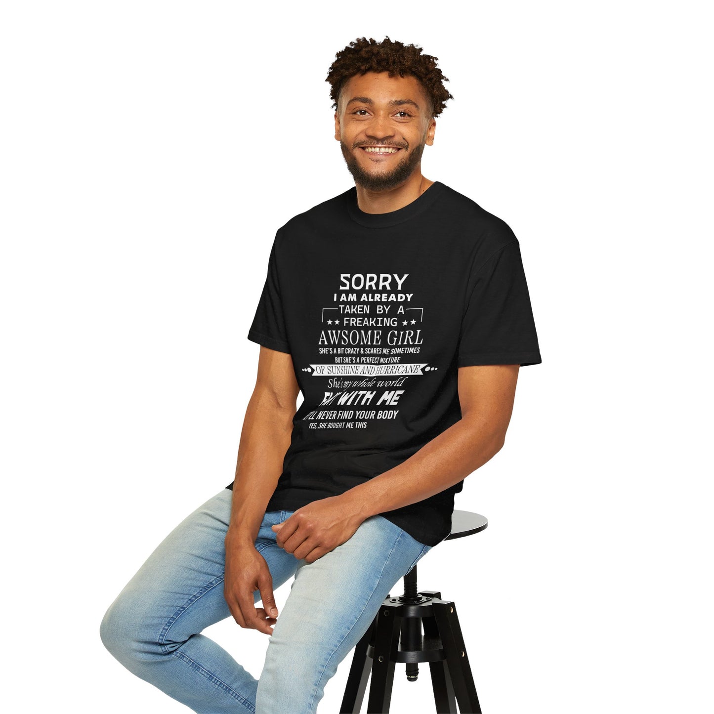 For Boyfriend | Unisex Garment-Dyed T-shirt