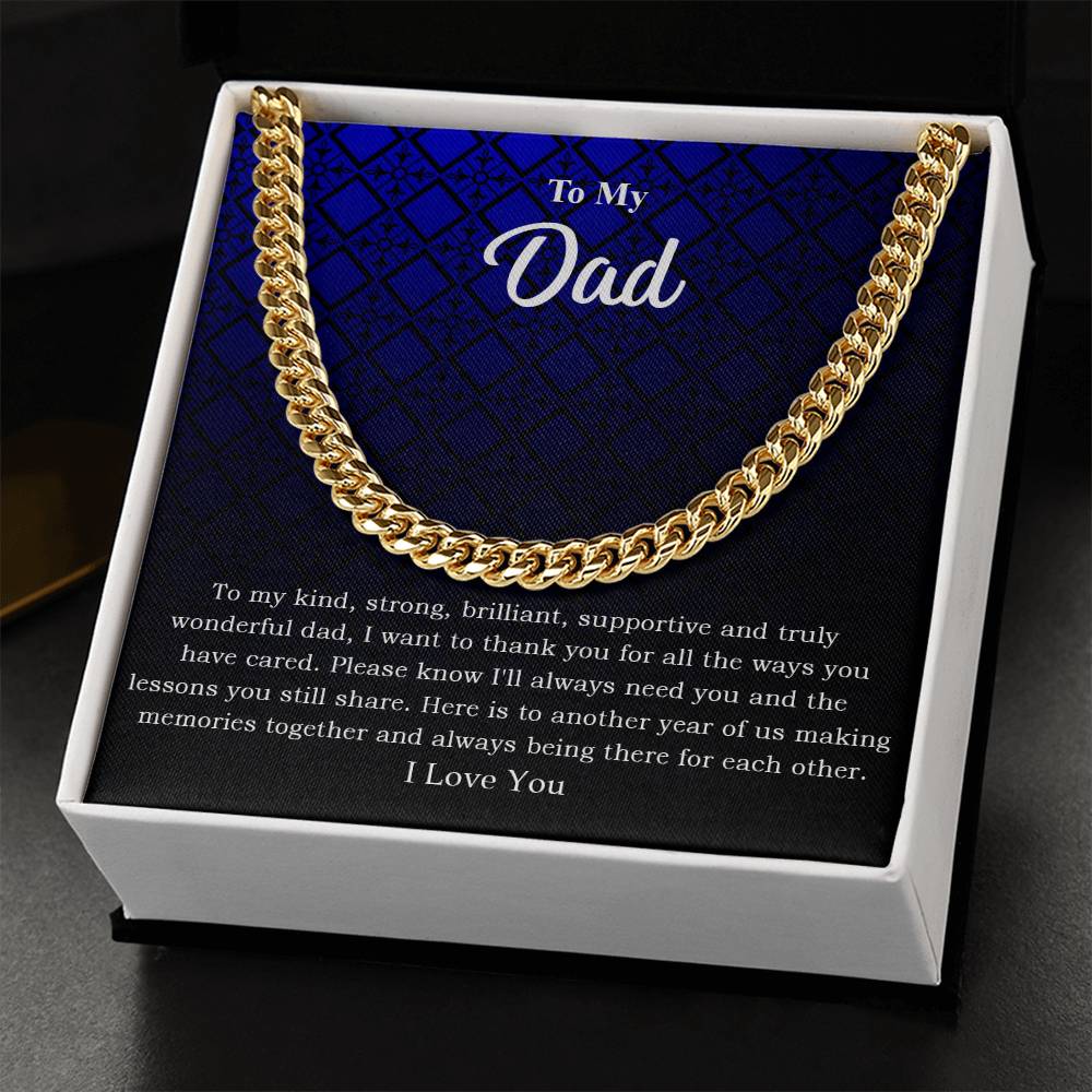 To My Dad | Cuban Link Chain