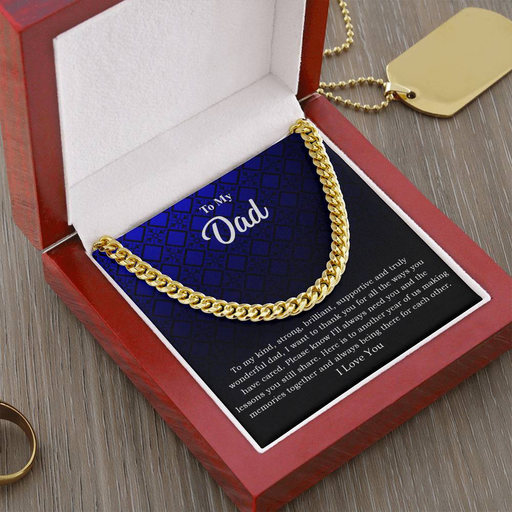 To My Dad | Cuban Link Chain