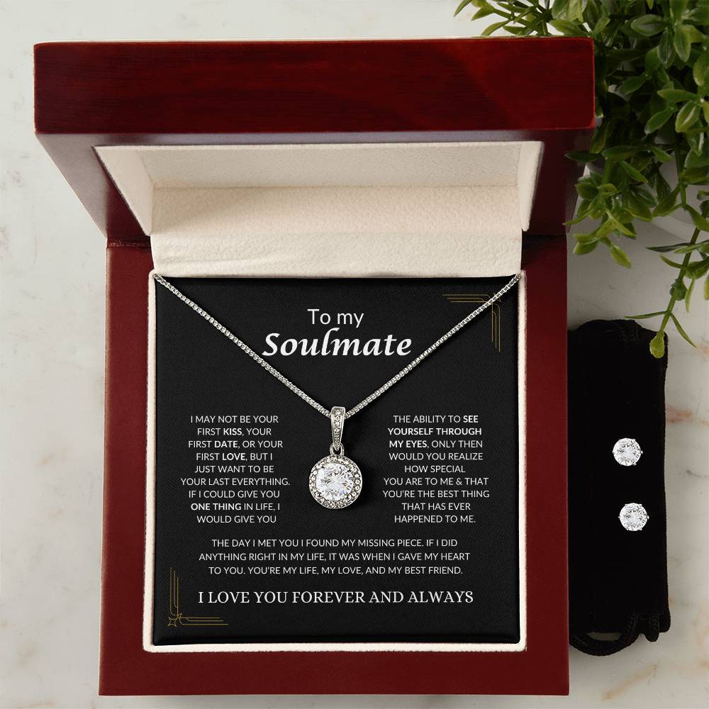 To My Soulmate | Eternal Hope Necklace & Earrings Set