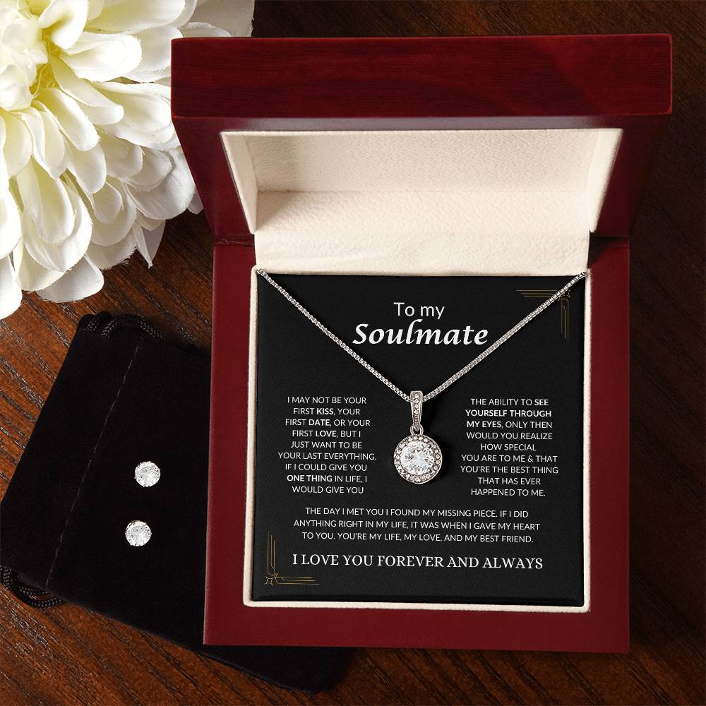 To My Soulmate | Eternal Hope Necklace & Earrings Set