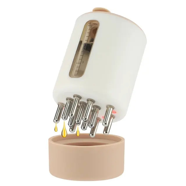 Electric Red LED Head Massager Hair Growth Oil Serum Applicator
