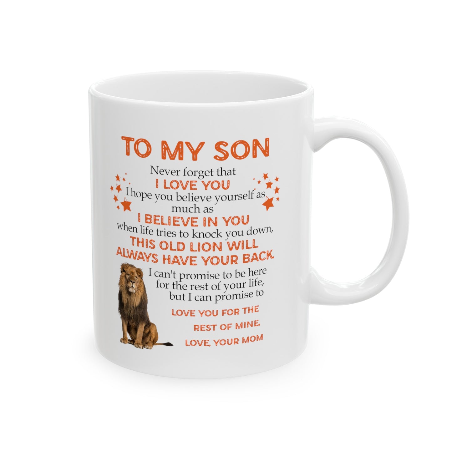 To My Son | Ceramic Mug, (11oz, 15oz)