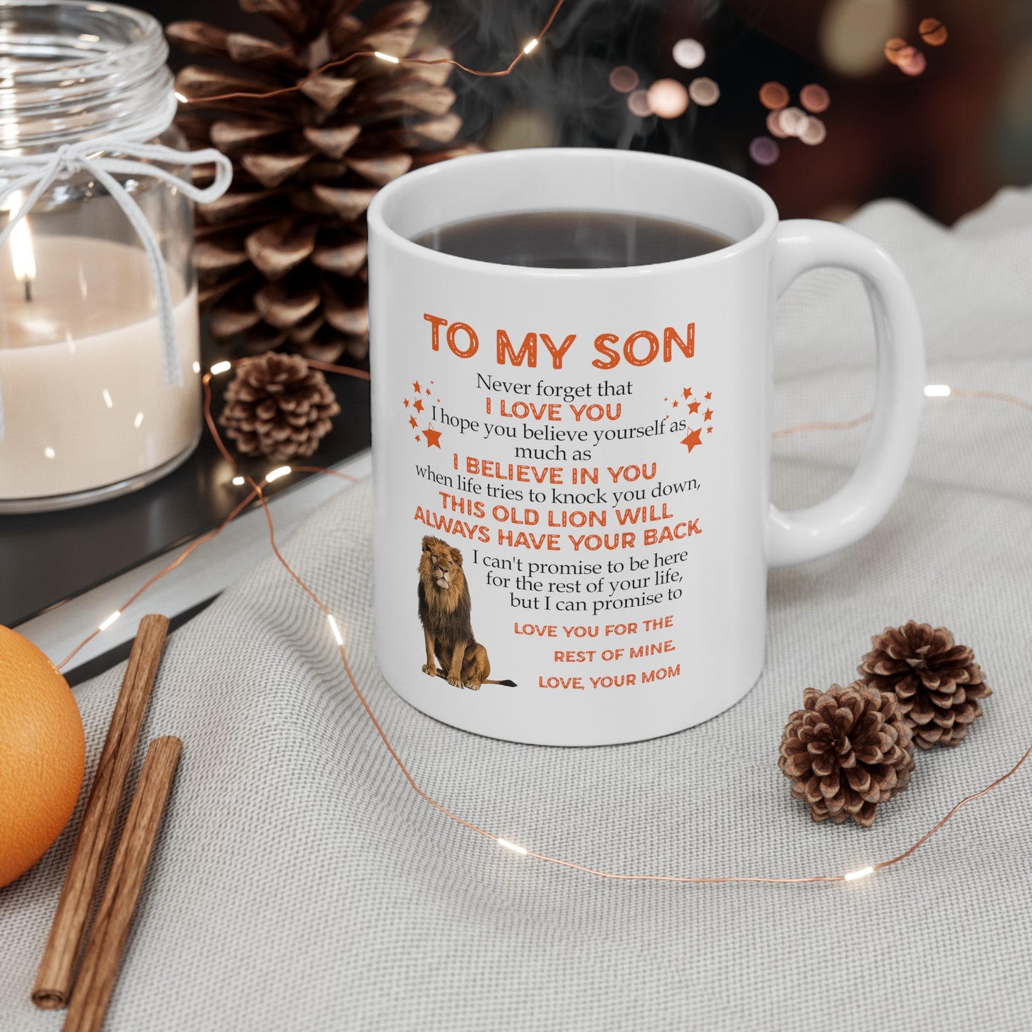 To My Son | Ceramic Mug, (11oz, 15oz)