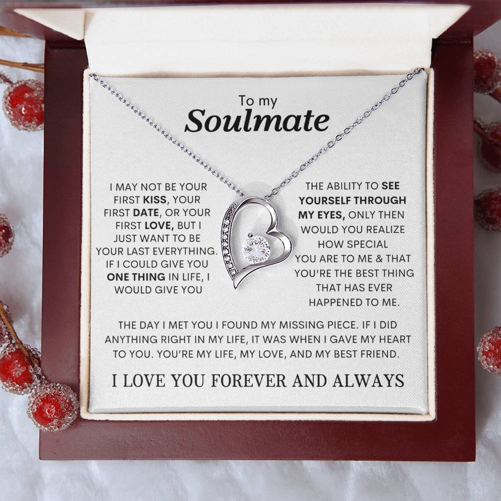 To My Soulmate | Forever Love Necklace