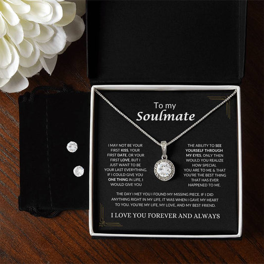 To My Soulmate | Eternal Hope Necklace & Earrings Set