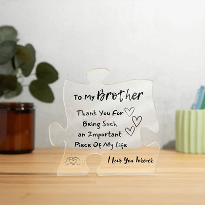 Printed Acrylic Gift For Brother | Acrylic Plaque Gift